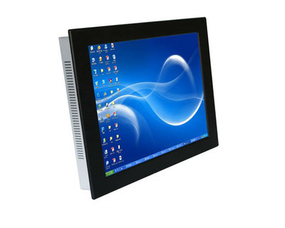 17寸五线触摸屏工控机 坚固耐用铝合金外壳与嵌入式安装方案